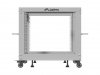 Lanberg Stojak Open rack 19 cali 9U 600x600-1100 regulowany szary